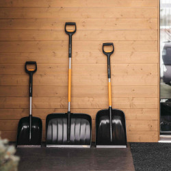Pelle poussoir à neige télescopique  X-series  - poignée coudée en forme de D - FISKARS