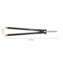Cisaille multifonction à levier pour haie et gazon de marque FISKARS, référence: J563100