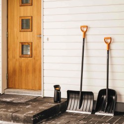 Epandeur Solid - bouton de réglage - options de débit - système de verrouillage - FISKARS