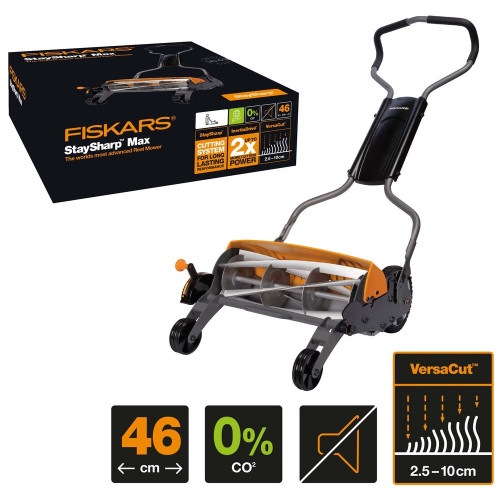 Tondeuse à gazon manuelle StaySharp - FISKARS