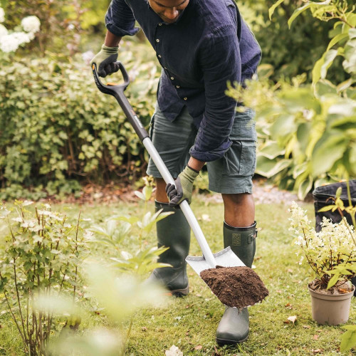 Bêche ronde Xact (télescopique) - FISKARS