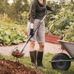 Pelle Ergonomic (grise) - FISKARS