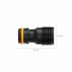 Nez de robinet - Mâle - 21 mm de marque FISKARS, référence: J9533200