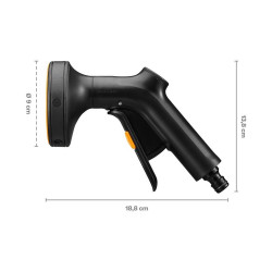 Pistolet d’arrosage multijets Solid de marque FISKARS, référence: J9537200