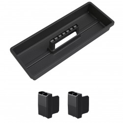 Coffret de transport étanche à roulettes E-Case L - IP65 - 120 kg - système modulaire - EINHELL