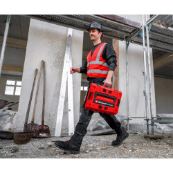 Coffret de transport étanche compact E-Case S-F - IP65 - mousse de protection - 90 kg - EINHELL