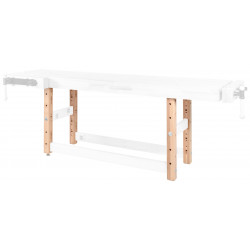 Pieds d’établi bois - 900 mm section 80 x 80 mm – compatibles plateaux PROFI et PLUS de marque Pinié, référence: B9542100