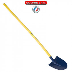 Pelle Alsace 27 à rebords emmanché compo tube courbe 1,35 m de marque PERRIN  , référence: B3805000