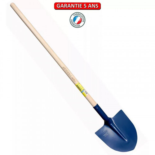 Pelle à terre, fortification 27 cm emmanchée 1,10 m, pour le maçon et le BTP - PERRIN  