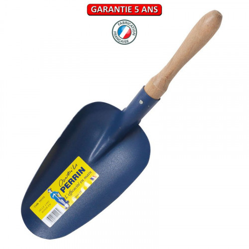 Pelle à terreau, pelle à pellet, Pelle à feu ronde emmanchée - PERRIN  