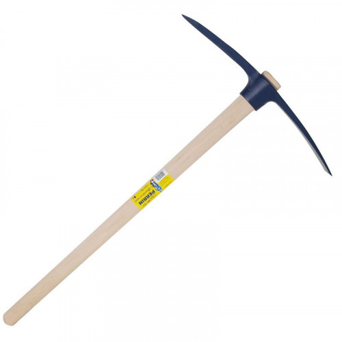 Pioche terrassier oeil ovale 2,5 kg emmanchée - PERRIN  
