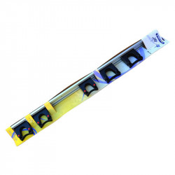 Cinq Porte-Outils ( 2 X 30/40 mm, 3 X 20/30 mm) sur rail - 900 mm - PERRIN  