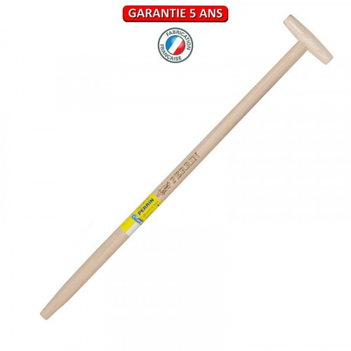 Manche béquille tournée 95 cm pour bêche louchet douille 38 - PERRIN  