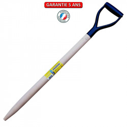 Manche poignée en D 85 cm pour bêche louchet douille 38 de marque PERRIN  , référence: J3802100