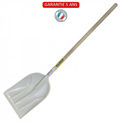 Pelle à neige plastique alimentaire manche 1,20 m, pour le déneigement et l'agriculture de marque PERRIN  , référence: J3815400