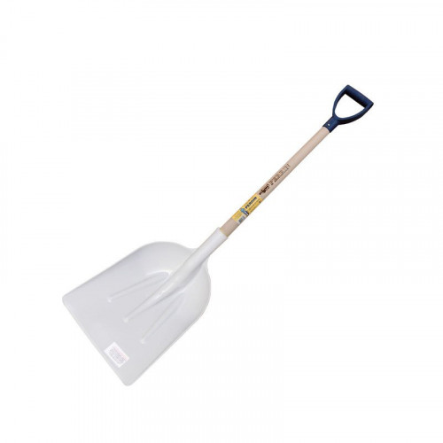 Pelle plastique blanche manche en P plastique + etiquette alimentaire - PERRIN  