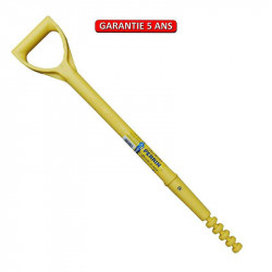 Manche composite poignée 0,60 m pour pelle alu anglaise de marque PERRIN  , référence: J3816000