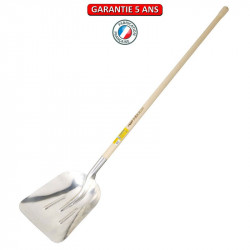 Pelle à neige extra creuse alu manche pomme 1,20 m, outil pour le déneigement et agricole de marque PERRIN  , référence: J3816100