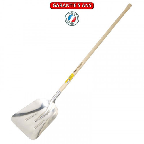 Pelle à neige extra creuse alu manche pomme 1,20 m, outil pour le déneigement et agricole - PERRIN  