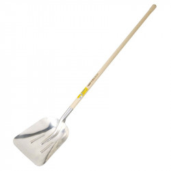 Pelle à neige extra creuse alu manche pomme 1,20 m, outil pour le déneigement et agricole - PERRIN  