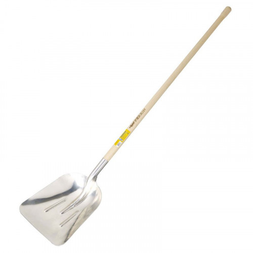 Pelle à neige extra creuse alu manche pomme 1,20 m, outil pour le déneigement et agricole - PERRIN  