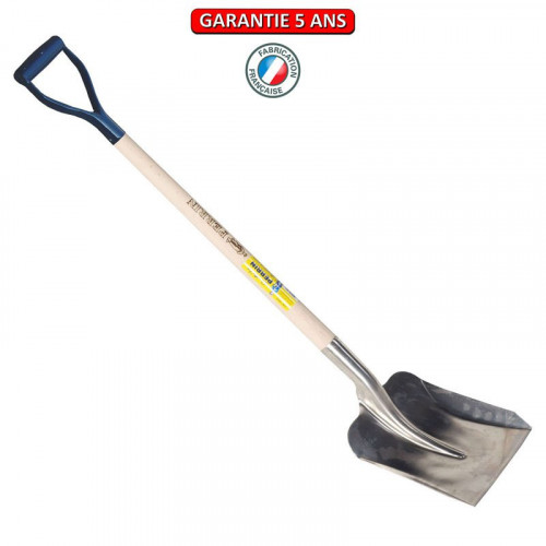 Pelle auto alu emmanchée en D - PERRIN  