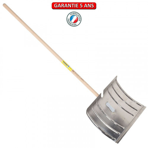Poussoir à neige  alu 50 cm manche 1,30 m, outil pour le déneigement - PERRIN  