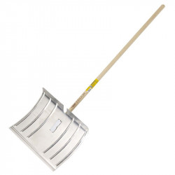 Poussoir à neige alu 50 cm manche 1,30 m, outil pour le déneigement - PERRIN