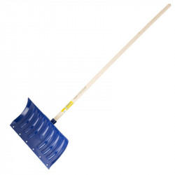 Poussoir à neige  polypro 53 cm manche 1,20 m PEFC, outil pour le déneigement - PERRIN  