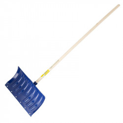 Poussoir à neige  polypro 53 cm manche 1,20 m PEFC, outil pour le déneigement - PERRIN  