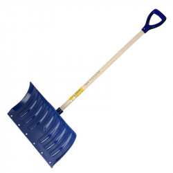 Poussoir à neige  polypro 53 cm manche 1,15 m poignée plastique, outil pour le déneigement - PERRIN  