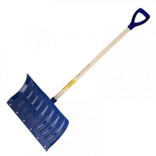 Poussoir à neige  polypro 53 cm manche 1,15 m poignée plastique, outil pour le déneigement - PERRIN  