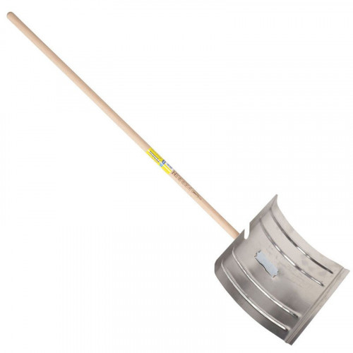 Poussoir à neige  galva 42 cm  fix rapide manche 1,30 m, outil pour le déneigement - PERRIN  