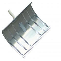 Poussoir à neige  aluminium 42 cm fix rapide manche 1,30 m, outil pour le déneigement de marque PERRIN  , référence: J3823100