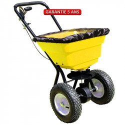 Epandeur à sel, épandeur à engrais, 29 L professionnel roues gonflables, bâche pour bac de marque PERRIN  , référence: J3823700