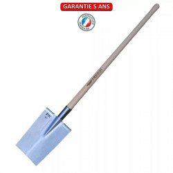 Louchet Senlis de 28 cm emmanché 1,05 m avec 2 rebords montés de marque PERRIN  , référence: J3827100