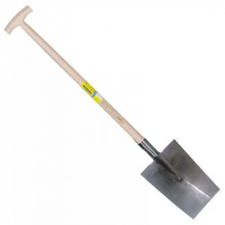 Louchet Senlis de 28 cm - emmanché béquille fraisée 80 cm - PERRIN  