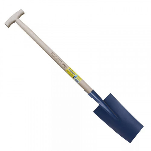 Louchet Senlis peint 30 cm - manche béquille fraisée 80 cm - PERRIN  