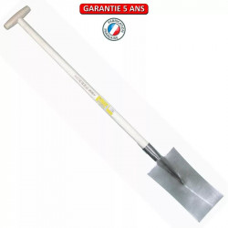 Louchet maçon de 30 cm - manche béquille tournée 80 cm de marque PERRIN  , référence: J3831100