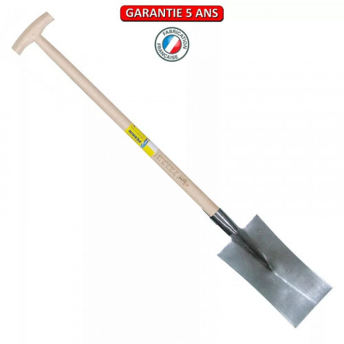 Louchet maçon de 32 cm - manche béquille fraisée 80 cm - PERRIN  