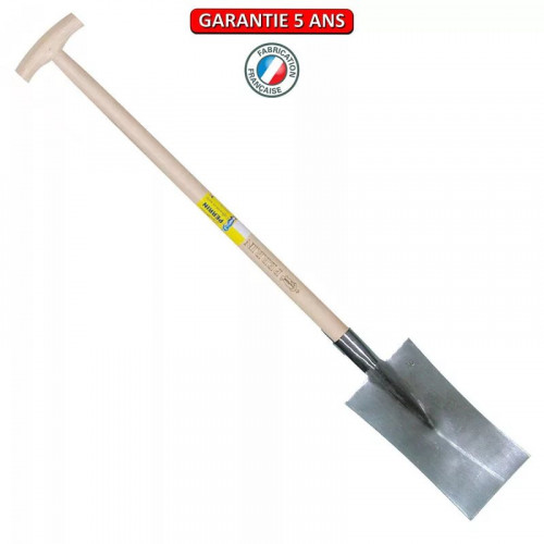 Louchet Nord de 28 cm - manche béquille fraisée 95 cm - PERRIN  