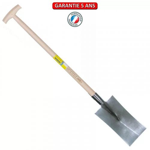 Louchet Nord de 32 cm - manche béquille fraisée 95 cm - PERRIN  