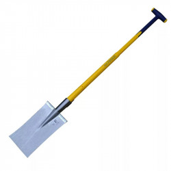 Louchet Nord 28 cm manche en T composite 0,90 m - rebords montés - PERRIN  