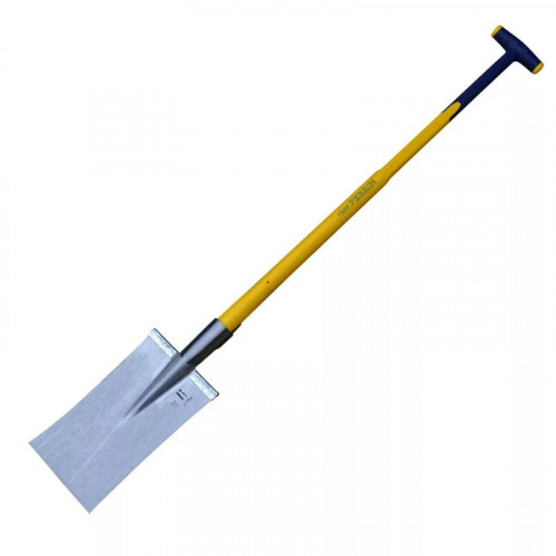 Louchet Nord 28 cm manche en T composite 0,90 m - rebords montés - PERRIN  