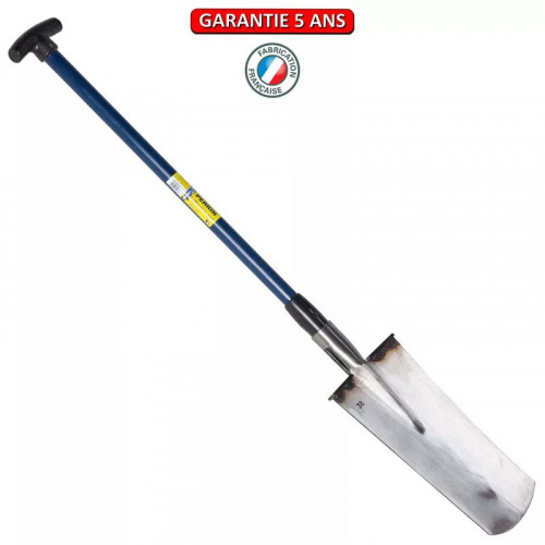 Louchet d'arrachage 38cm manche composite béquille outil professionnel pour pépiniériste - PERRIN  