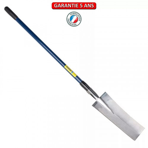 Louchet terrassier à anneau 40 manche composite bleu 106 cm - PERRIN  