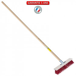 Balai cantonnier plastique manche 150 cm bois PEFC de marque PERRIN  , référence: J3838300