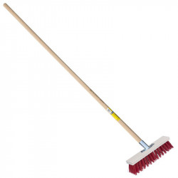 Balai cantonnier plastique manche 150 cm bois PEFC - PERRIN  