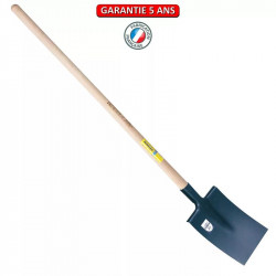 Bêche Bretagne 30 tranchant droit manche pomme de marque PERRIN  , référence: J3849200