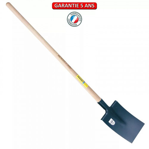 Bêche Bretagne 30 tranchant droit manche pomme - PERRIN  